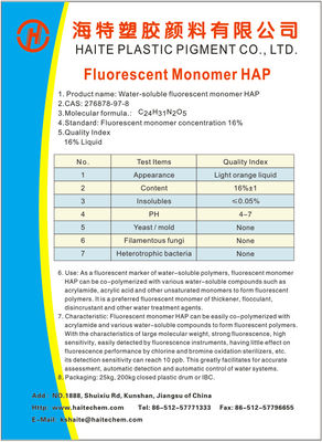 CAS liquide AUCUN monomère 276878-97-8 15% fluorescent