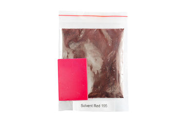 Point de fusion dissolvant du rouge 195 du SR 195 216℃ teintant le ± 100% de force 3%