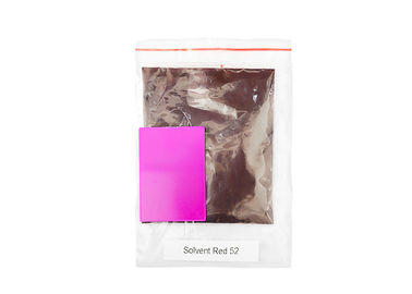 Colorant à solvant de poudre rouge, force dissolvants 95- 105 % de teinture maximum du rouge 52 1,0% solubles dans l'eau