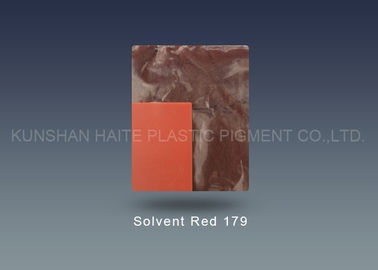 CAS 89106 95 5 point de fusion rouge de colorant à solvant de poudre du rouge 179 dissolvants 252-256℃