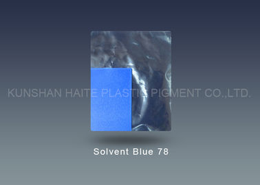 CAS 2475 44 7 colorant dissolvant de la densité 1,30 du bleu 78 g/cm3 pour la fibre
