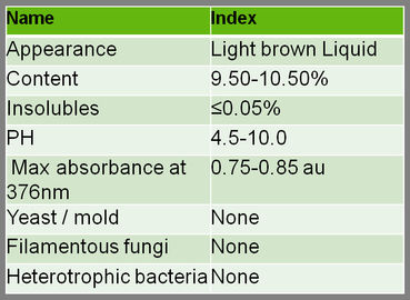 Absorbance fluorescente 0.75-0.85au de traceur de PTSA 10% CAS 59572-10-0 à 376nm