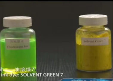 Colorant soluble dans l'eau de poudre de coloration liquide jaune pâle de vert pour l'encre fluorescente