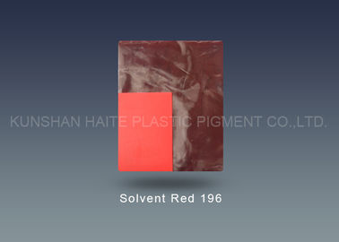 Force dissolvants 95-105% de teinture rouge brillante de CAS NO.52372-36-8 196 rouges pour le plastique
