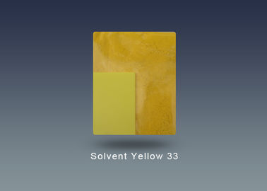 33 analyse jaune dissolvante de qualité de CAS NO.8003-22-3 de colorant à solvant teignant avec la couleur lumineuse